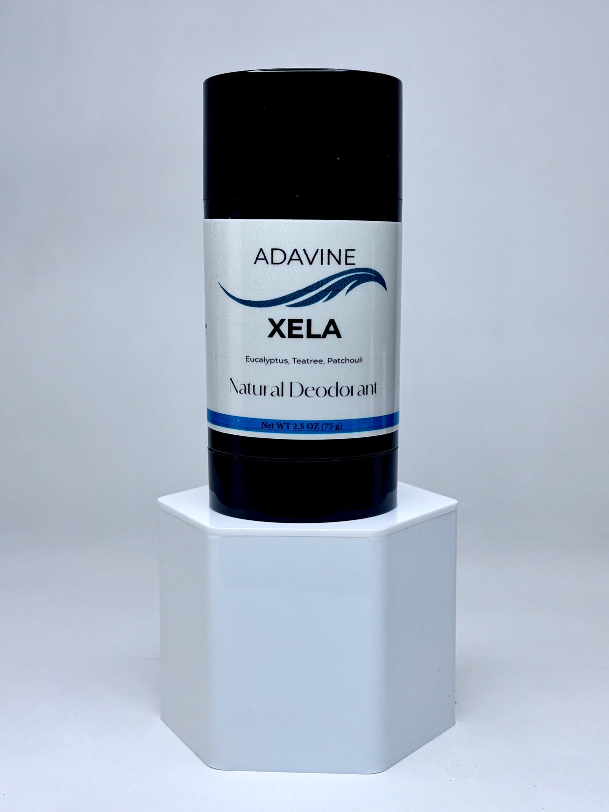 2025" Natural Deodorant XELA. Net WT 2.5 OZ (75 g)